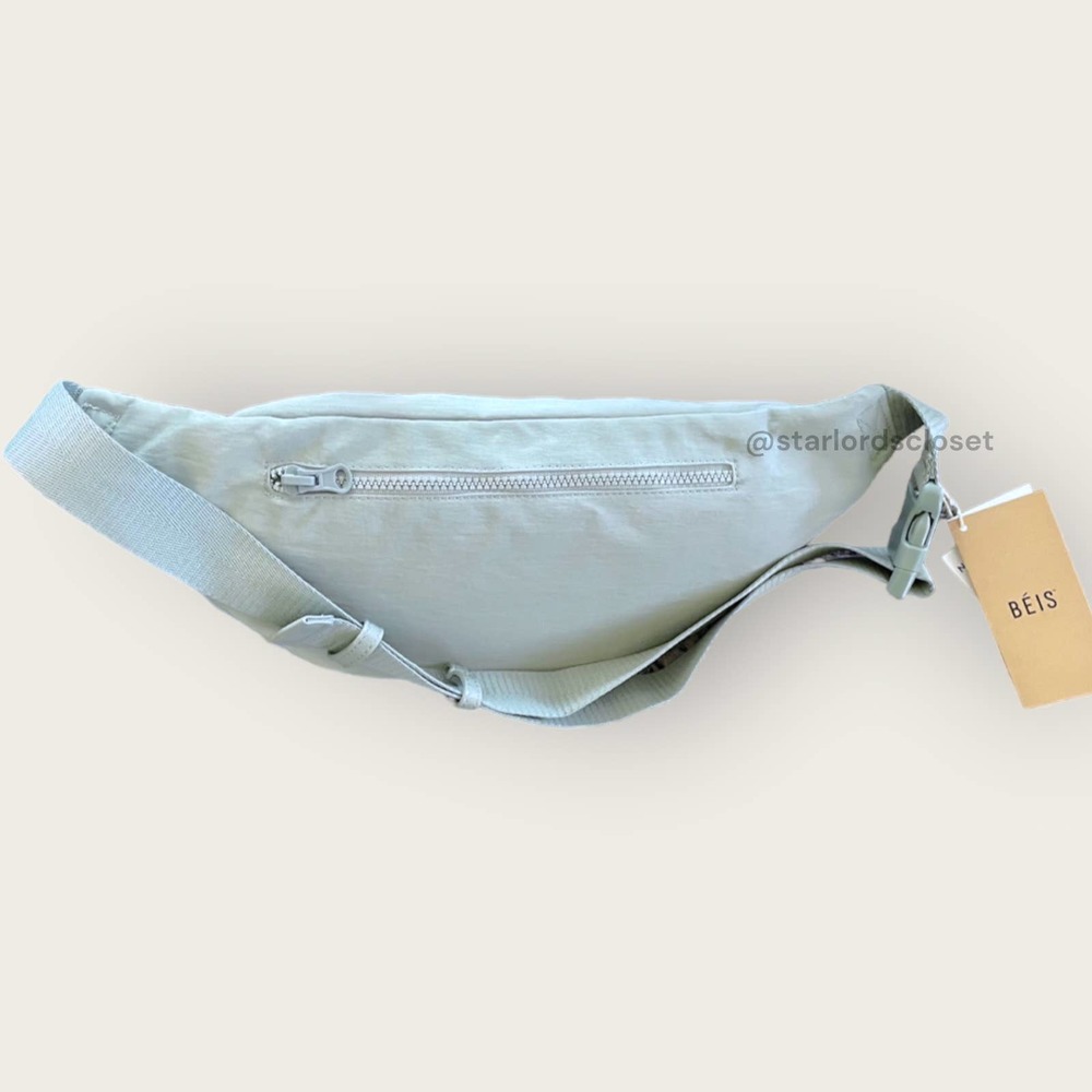 BEIS The Sport Pack Fanny Pack | Slate Grey Gray Blue | Belt Bag Crossbody Y2k - Picture 3 of 5